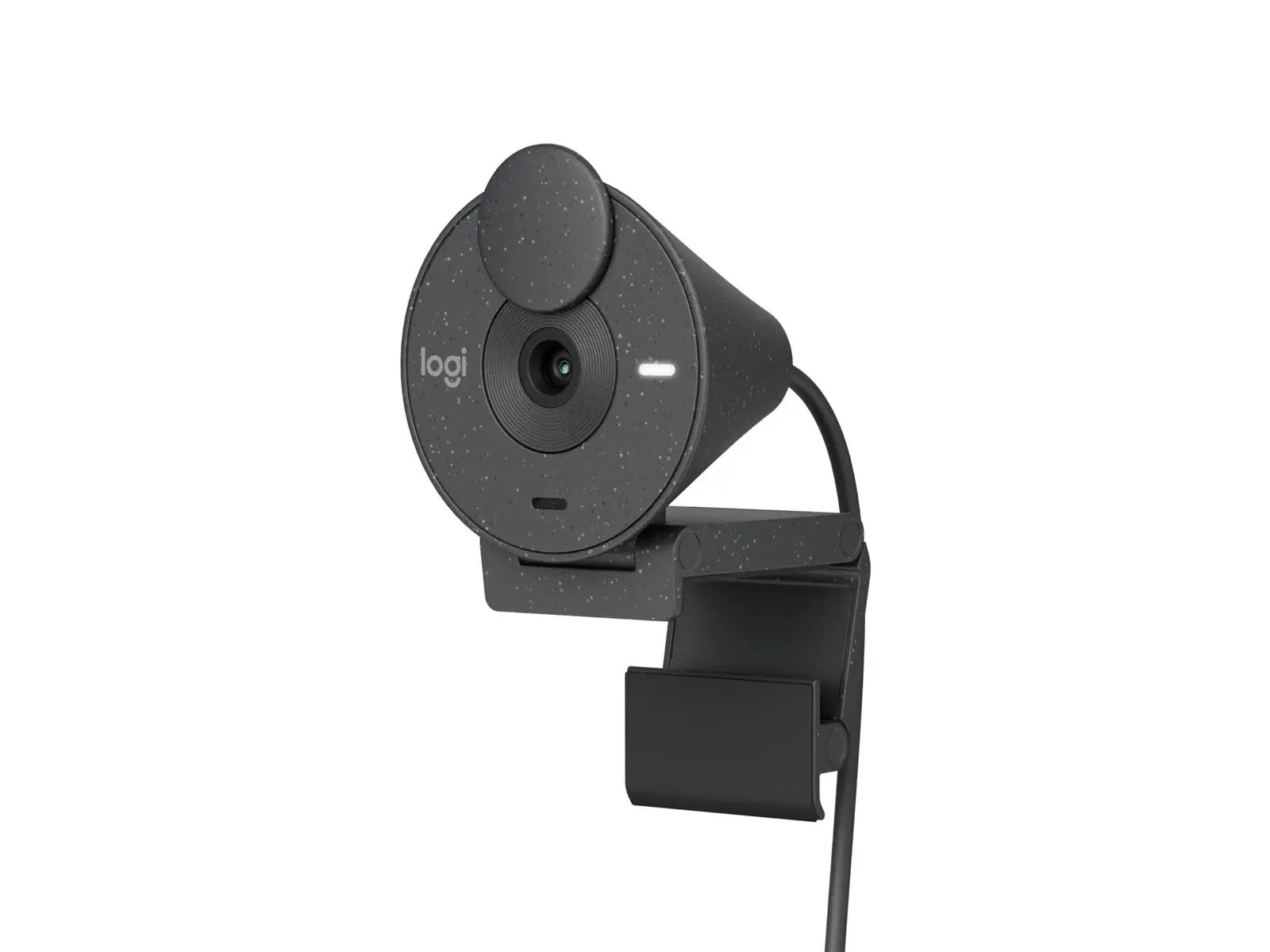 Logitech Brio 300 Full HD webkamera i grafittgrå farge med moderne, kompakt design