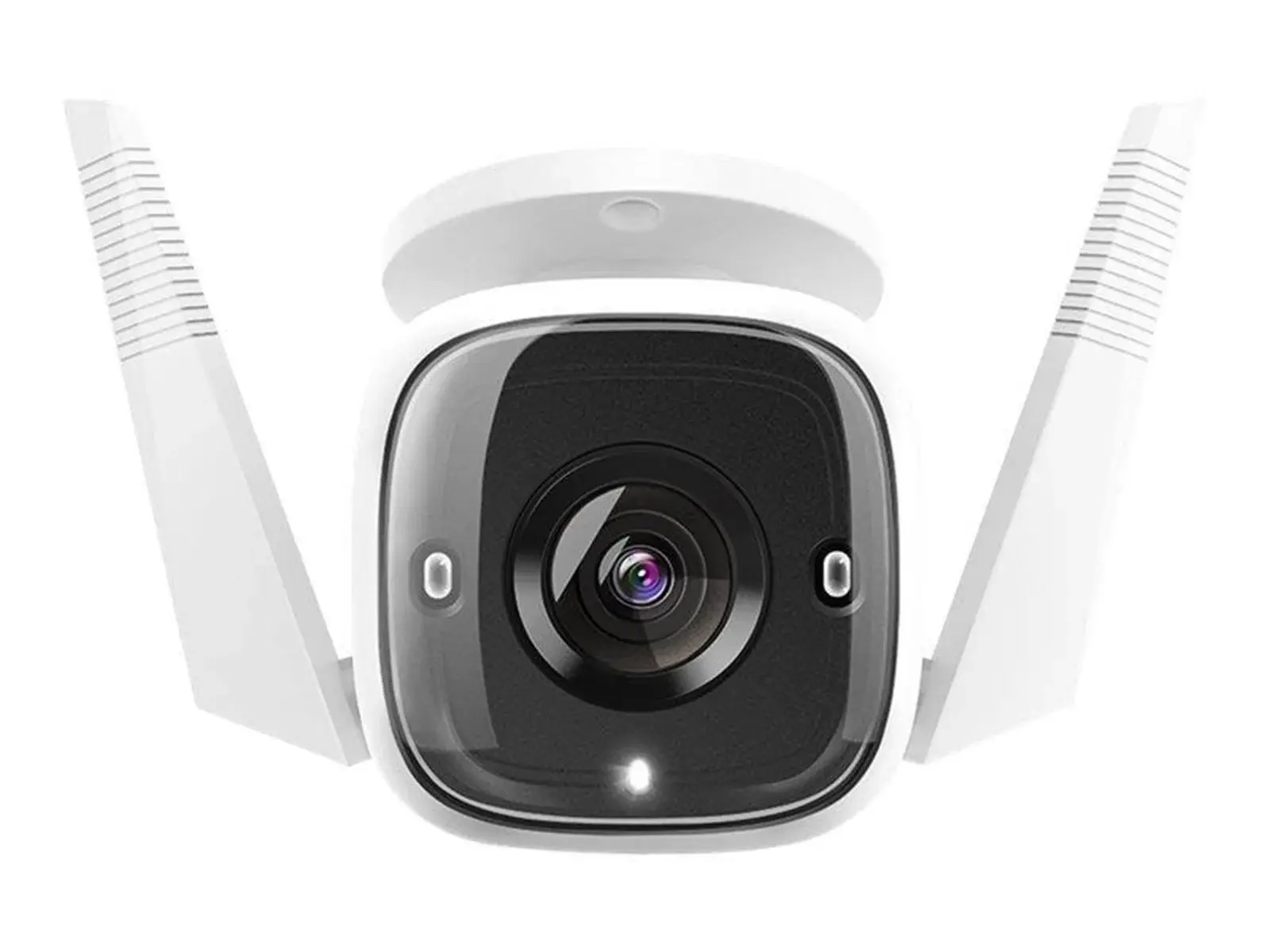 TP-Link Tapo C310 hvitt utendørs WiFi-overvåkningskamera montert på vegg
